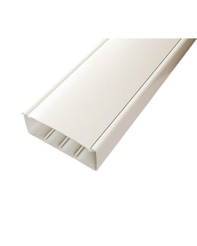 Кабельный канал с крышкой 130х50х2000мм (белый) SPL (130001S) в Хасавюрте Кабель-канал Pintop.ru