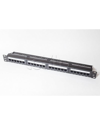 Коммутационная панель 19 категории 6 UTP 1U 24 порта SPL (500007) в Хасавюрте Патч панель Pintop.ru