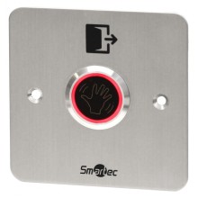 Кнопка выхода металлическая врезная Smartec ST-EX344LW