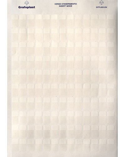 Табличка маркировочная 20х10мм. Полиэстер. Белая DKC (SITFP1020W) в Хасавюрте Аксессуары для лотков Pintop.ru