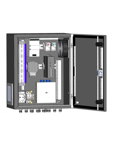 Узел коммутации всепогодный SpaceCam SC-Box-L2-8GP-240-2G-UPS(F) в Хасавюрте Коммутаторы Pintop.ru