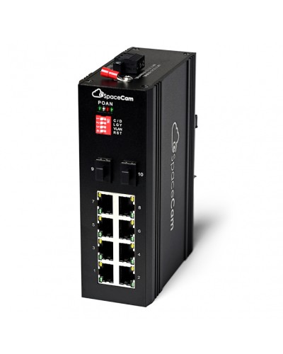 Промышленный PoE коммутатор SpaceCam SC-I-8GP-240-2G (A) в Хасавюрте Коммутаторы Pintop.ru