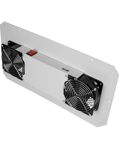 Панель вентиляционная с 2 вентиляторами TLK TLK-FAN2-GY в Хасавюрте Вентиляторные модули Pintop.ru