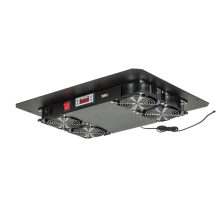 Блок вентиляторный на 4 вентилятора с терморегулятором TLK TLK-FAN4-TERM-BK