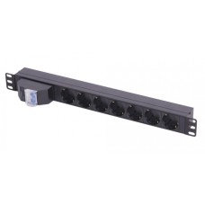 Блок электрических розеток 19" TLK TLK-RSC07-MD-04-BK