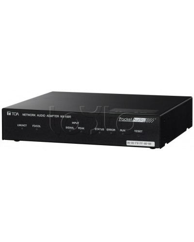 Шлюз передачи аудио, управляющих сигналов через сеть TOA NX-100S W в Хасавюрте Системы оповещения и трансляции TOA Pintop.ru