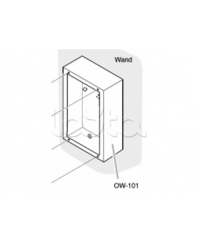 Коробка накладная TOA OW-101 в Хасавюрте Аксессуары для СОУЭ Pintop.ru