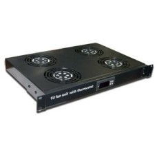 Блок 3-х вентиляторов 19", с подшипниками, с термостатом, 1U TWT TWT-CBB-FANB3-RACK-T