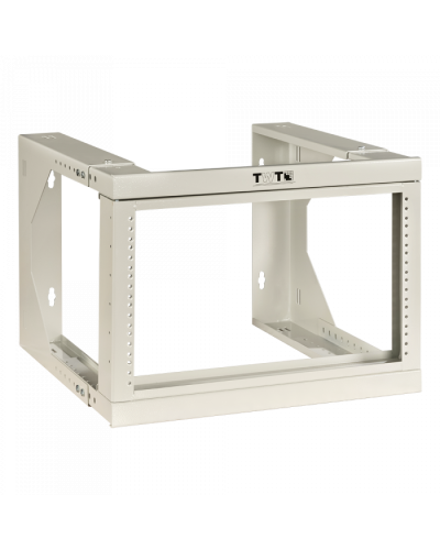 Рама настенная 19, с регулируемой глубиной 461-664 мм, 6U, серая TWT (TWT-FRWAJ-6U-GY) в Хасавюрте Аксессуары для стоек и шкафов Pintop.ru