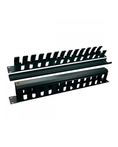 Органайзер кабельный 19 c крышкой на 24 порта, 2U TWT TWT-ORG/CV24-2U в Хасавюрте Кабельные органайзеры Pintop.ru