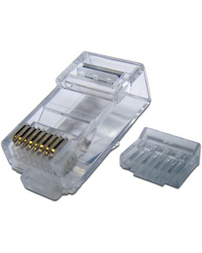 Коннектор RJ45 UTP 8P8C, cat.6, со вставкой TWT TWT-PL45-8P8C-6V в Хасавюрте Коннекторы Pintop.ru