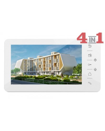 Монитор цветного видеодомофона Tantos Prime HD (White) VZ в Хасавюрте Абонентские видеоустройства Pintop.ru