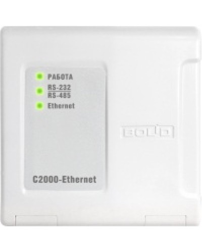 Преобразователь интерфейсов RS-485/RS-232 В Ethernet Болид C2000-Ethernet в Хасавюрте Охранно-пожарное оборудование Pintop.ru