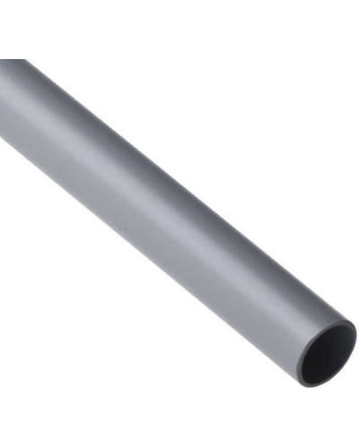 Труба ПВХ гладкая, 25мм/ внут. 22мм (3м), серый Экопласт 33025 в Хасавюрте Гладкая труба Pintop.ru