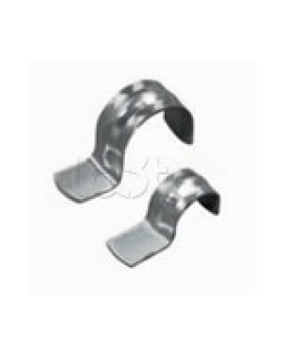 Скоба оцинкованная однолапковая без монтажного отверстия, для трубы D50мм (1уп = 50шт) Экопласт (43751) в Хасавюрте Держатели, клипсы, скобы Pintop.ru