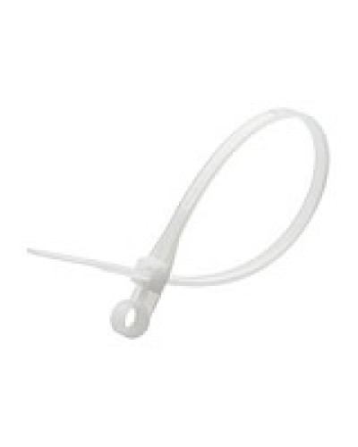 Хомут кабельный 3,5x110 мм с монтажным отверстием Экопласт 45109 в Хасавюрте Стяжки-хомуты Pintop.ru