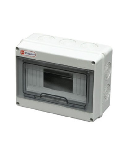 Шкаф настенный, 12-13 модулей, IP65 Экопласт 46412 в Хасавюрте Боксы для автоматов Pintop.ru