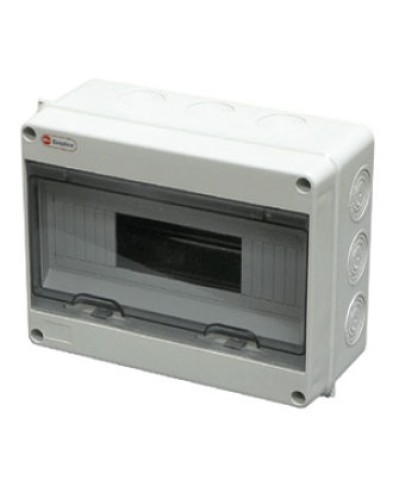 Шкаф настенный, 18 модулей, IP65 Экопласт 46418 в Хасавюрте Боксы для автоматов Pintop.ru