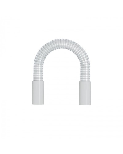 Гибкий переход для трубы диам. 25мм, длина 30см, цвет белый (49415W) в Хасавюрте Повороты, муфты, тройники Pintop.ru