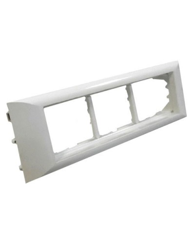 Суппорт для 3 розеток 45х45 или 6 модулей 22.5х45 для кабель-канала серии ARC-LAN Экопласт 573916 в Хасавюрте Аксессуары для кабель-канала Pintop.ru