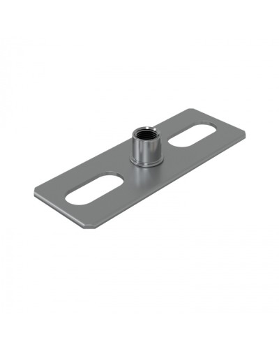 Пластина опорная с гайкой М8 (1уп=150шт) Экопласт (59920) в Хасавюрте Аксессуары для лотков Pintop.ru