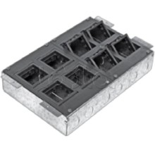 Люк в пол на 8 модулей с суппортом и коробкой Экопласт 70083