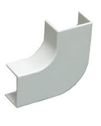 Угол плоский плавный стандарт TIA 20x10 мм Экопласт 72301R в Хасавюрте Аксессуары для кабель-канала Pintop.ru