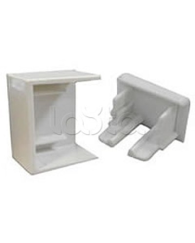 Заглушка для кабель-канала МЕХ, для сечения 40x40 Экопласт 72809 в Хасавюрте Аксессуары для кабель-канала Pintop.ru