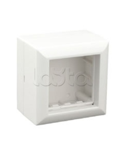 Коробка для открытой проводки на 1 пост 45х45 мм Экопласт 72914 в Хасавюрте Распределительные коробки Pintop.ru