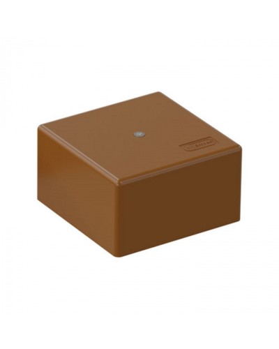 SD3 Коробка распределительная для о/п, для монтажного пистолета 75x75x40мм, 6 пар 10мм2, (корич.) Экопласт (72935B) в Хасавюрте Распределительные коробки Pintop.ru