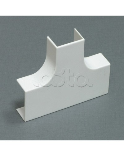 Тройник плавный стандарт TIA 60х40 мм Экопласт 76415R в Хасавюрте Аксессуары для кабель-канала Pintop.ru