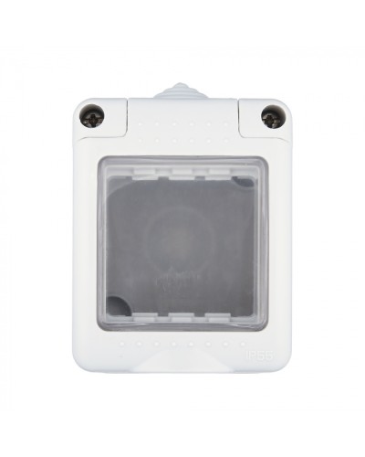 Коробка для о/п, герметичная с прозрачной, силиконовой панелью, 45х45мм IP55 (серый) LK45 (855003) в Хасавюрте Распределительные коробки Pintop.ru