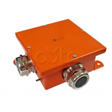 Экопласт SMB120 Коробка металл, огн. E-110,о/п 120х120х60, IP66, 4P, (1,5-10 мм2), оранж.