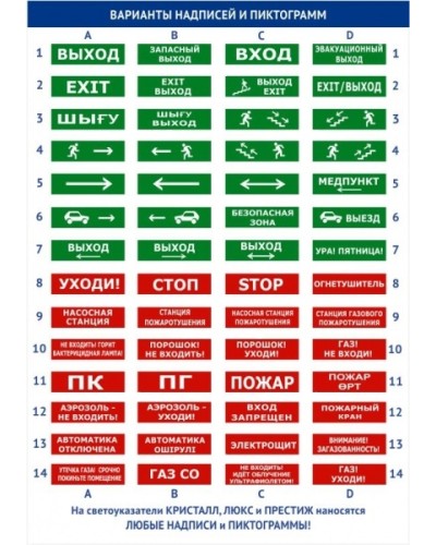 Оповещатель табло полусферическое световое Электротехника и Автоматика ЛЮКС-24 Эвакуационный выход в Хасавюрте Оповещатели Pintop.ru
