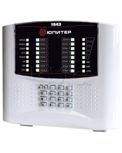 Прибор приемно-контрольный охранно-пожарный Элеста Юпитер-1943 в Хасавюрте Приемно-контрольные приборы Pintop.ru