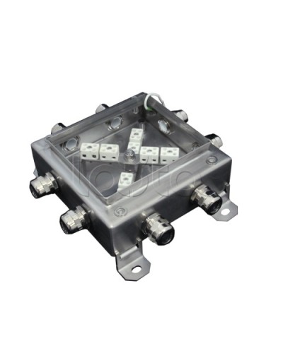 Коробка монтажная огнестойкая Гефест КМ-О (16к*10,0)-IP66 1515нерж, 8 вводов в Хасавюрте Распределительные коробки Pintop.ru