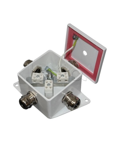 Коробка монтажная огнестойкая Гефест КМ-О (6к*6,0)-IP66, два ввода 80х80х68 в Хасавюрте Распределительные коробки Pintop.ru