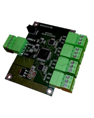 Конвертер USB/RS-232 ИНФОТЕХ AVT-USB/4RS232 в Хасавюрте Дополнительное оборудование для ОПС Pintop.ru