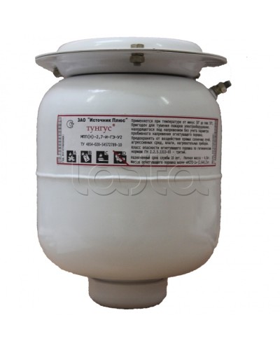 Модуль порошкового пожаротушения термостойкого исполнения Источник-плюс Тунгус-МПП(Н-Т1)-2,7(н)-И-ГЭ-У2 в Хасавюрте Модули порошковые Pintop.ru