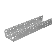 Лоток перфорированный 80х150х1,0 L3000 мм "Быстрый монтаж ПЛЮС" КМ-Профиль (LPplus80-150-1.0-3000)