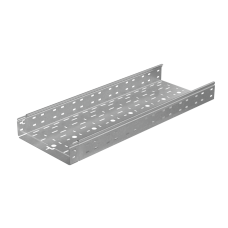 Лоток перфорированный 80х300х1,0 L3000 мм "Быстрый монтаж ПЛЮС" HD85 КМ-профиль (LPplus80-300-1.0-3000 HD85)