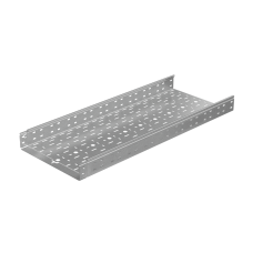 Лоток перфорированный 80х400х1,2 L6000 мм "Быстрый монтаж ПЛЮС" КМ-профиль (LPplus80-400-1.2-6000)