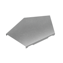 Крышка горизонтального угла 45 гр. 100 мм "ПЛЮС" КМ-профиль (KGLplus45-100)