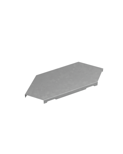 Крышка горизонтального угла 90 гр. 50 мм ПЛЮС HD85 КМ-профиль (KGLplus90-50 HD85) в Хасавюрте Аксессуары для лотков Pintop.ru