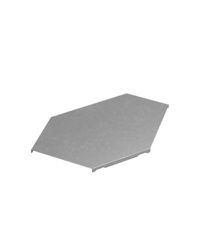 Крышка горизонтального угла 90 гр. 150 мм ПЛЮС INOX304 КМ-Профиль (KGLplus90-150 INOX304) в Хасавюрте Аксессуары для лотков Pintop.ru