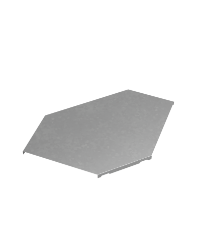 Крышка горизонтального угла 90 гр. 200 мм ПЛЮС КМ-Профиль (KGLplus90-200) в Хасавюрте Аксессуары для лотков Pintop.ru