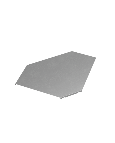 Крышка горизонтального угла 90 гр. 300 мм ПЛЮС HD КМ-Профиль (KGLplus90-300 HD) в Хасавюрте Аксессуары для лотков Pintop.ru