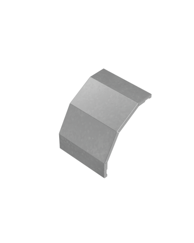 Крышка внешнего вертикального угла 90 гр. 200 мм ПЛЮС HD КМ-Профиль (KVLplus90-200 HD) в Хасавюрте Аксессуары для лотков Pintop.ru