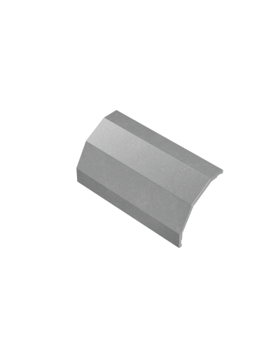 Крышка внешнего вертикального угла 90 гр. 500 мм ПЛЮС HD85 КМ-профиль (KVLplus90-500 HD85) в Хасавюрте Аксессуары для лотков Pintop.ru