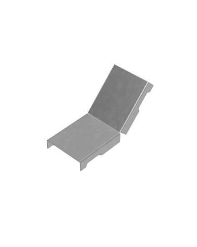 Крышка внутреннего вертикального угла 45 гр. 50 мм ПЛЮС КМ-Профиль (KNLplus45-50) в Хасавюрте Аксессуары для лотков Pintop.ru